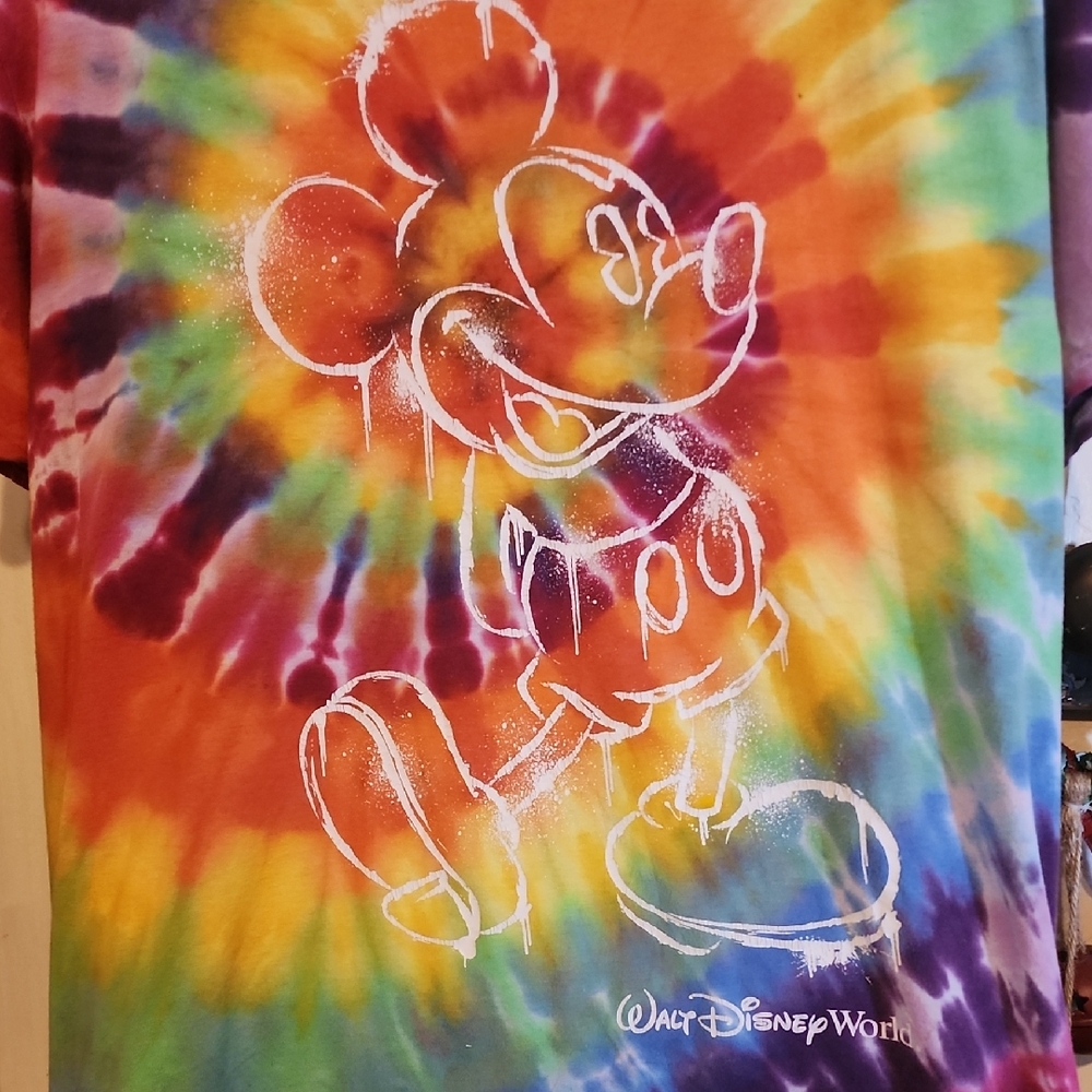 Disney Tie-Dye Mickey Mouse Art